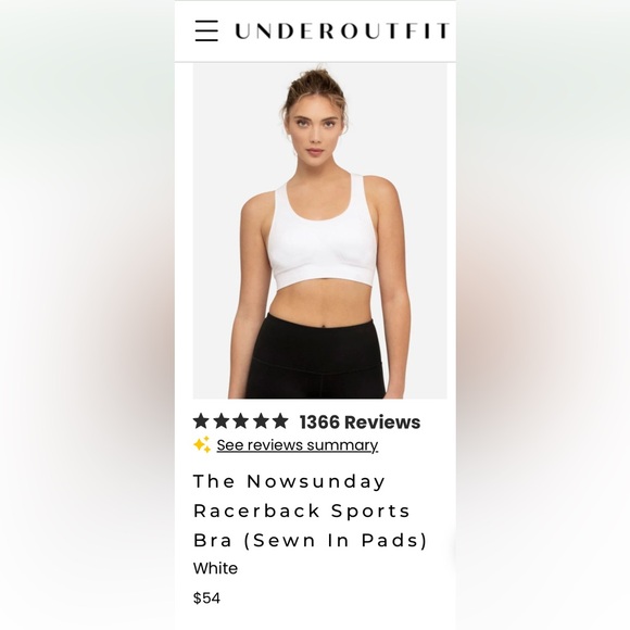 1 New Underoutfit Active Shaping Sports Bra Dark Cherry Sz. 2X (item B) New - Picture 4 of 16